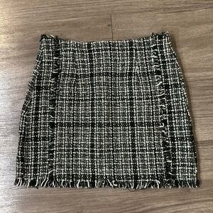 Black Tweed Skirt